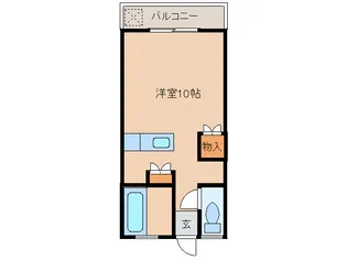 宮崎県都城市一万城町【アパート】の間取り