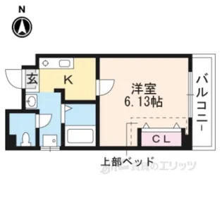 レジデンスリーブル【3階】の間取り