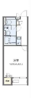 クレイノ大岩II【1階】の間取り