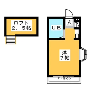 本町セブンハイム【2階】の間取り