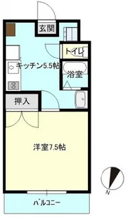 アヴァンセ光岡【1階】の間取り