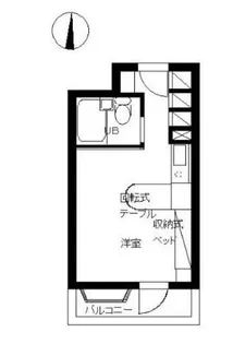 インペリアル南麻布サテライト【3階】の間取り