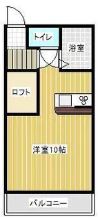 山形県山形市南館5【アパート】の間取り