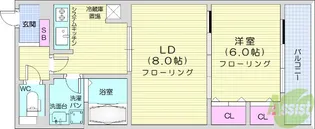 S-FORT泉中央【3階】の間取り