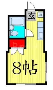 バーズフラットII【3階】の間取り