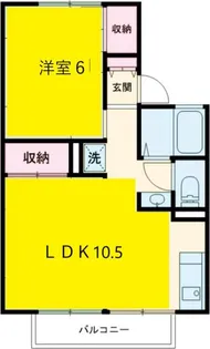 セジュール【2階】の間取り