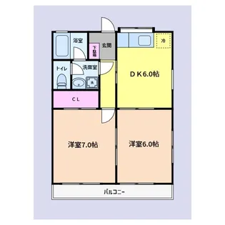 神奈川県横浜市港南区丸山台4【アパート】の間取り