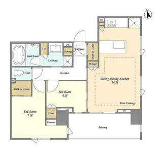 Mトリアノン【9階】の間取り