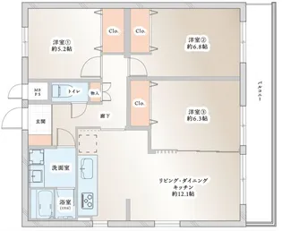 東京都渋谷区千駄ヶ谷3【マンション】の間取り