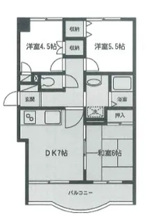 NSパークハイム【2階】の間取り