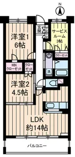 東京都西東京市保谷町2【マンション】の間取り