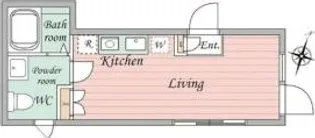 ブラン文京本駒込【1階】の間取り