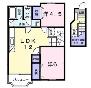 ミルキーウェイ【2階】の間取り