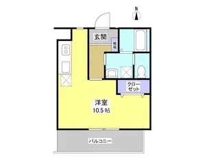 ハイツリベラ【2階】の間取り