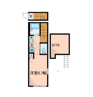 バーミープレイス新小岩【2階】の間取り