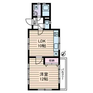 東京都港区元麻布3【マンション】の間取り