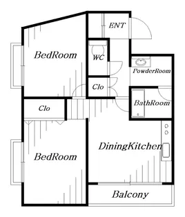 エスパル汐見【3階】の間取り