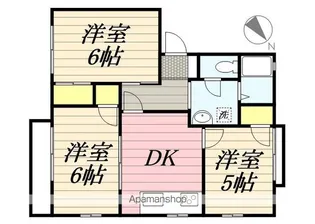 コスモタウン鎌取C【1階】の間取り