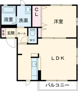 ラフォーレ栄 B棟【2階】の間取り