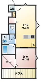 ヒッポ東門【1階】の間取り