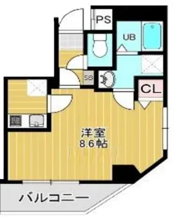 Courtyard Asakusa【2階】の間取り