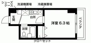 スクエア千駄木【2階】の間取り