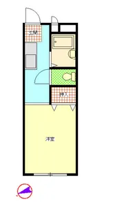 1Kの間取り画像