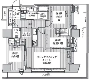 グランリビオ高輪三丁目【4階】の間取り
