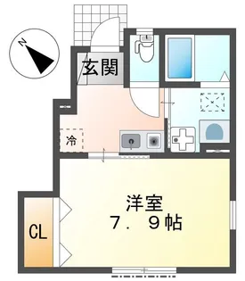 フィレンツェ明神町【1階】の間取り
