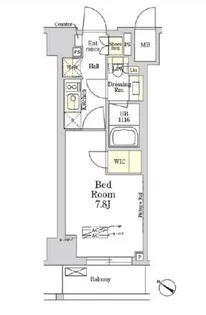 東京都港区南麻布1【マンション】の間取り