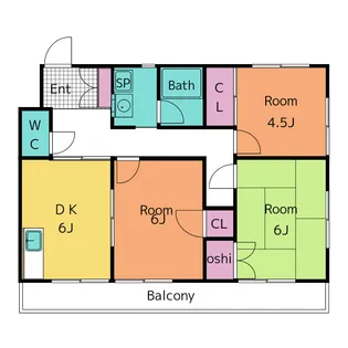 アーバン生田【2階】の間取り