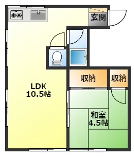 第3スエヒロハイツ【2階】の間取り