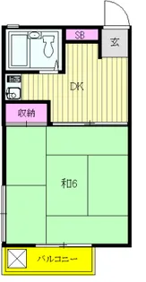 パールハイツ【2階】の間取り