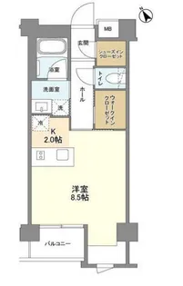 東京都渋谷区神宮前4【マンション】の間取り