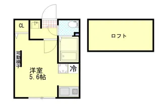 カーサ・サリタ【1階】の間取り