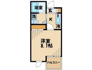 エマーレ永山【4階】の間取り