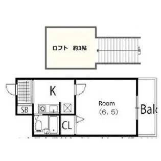 大阪府大阪市東淀川区豊新2【マンション】の間取り