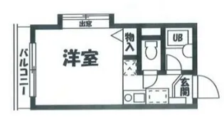 VILLA FOREST千鳥(ビラフォレストチドリ)【2階】の間取り