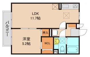 アルト守谷B【2階】の間取り