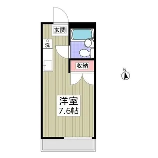 マイネルロッヂII【1階】の間取り