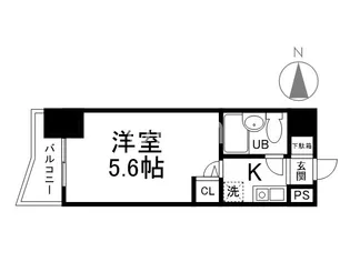 四条大宮シャトー朝日【7階】の間取り
