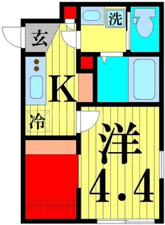 プラン西亀有【2階】の間取り