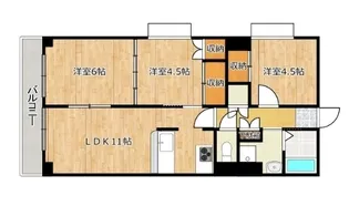 センテニアル静岡【2階】の間取り