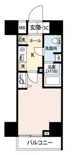 東京都港区海岸3【マンション】の間取り