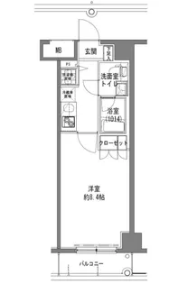 TLRレジデンス大鳥居【1階】の間取り