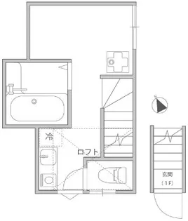 Bハウス東大井【2階】の間取り