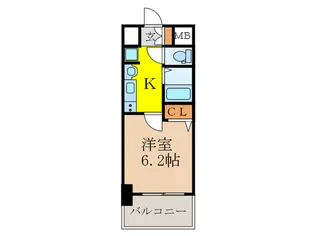 エステムコート新大阪VIエキスプレイス【12階】の間取り
