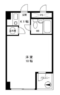 スターコート日本橋【8階】の間取り