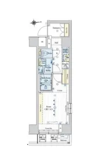 フュージョナル東日本橋【9階】の間取り