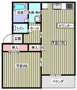 スマイル今泉A【2階】の間取り